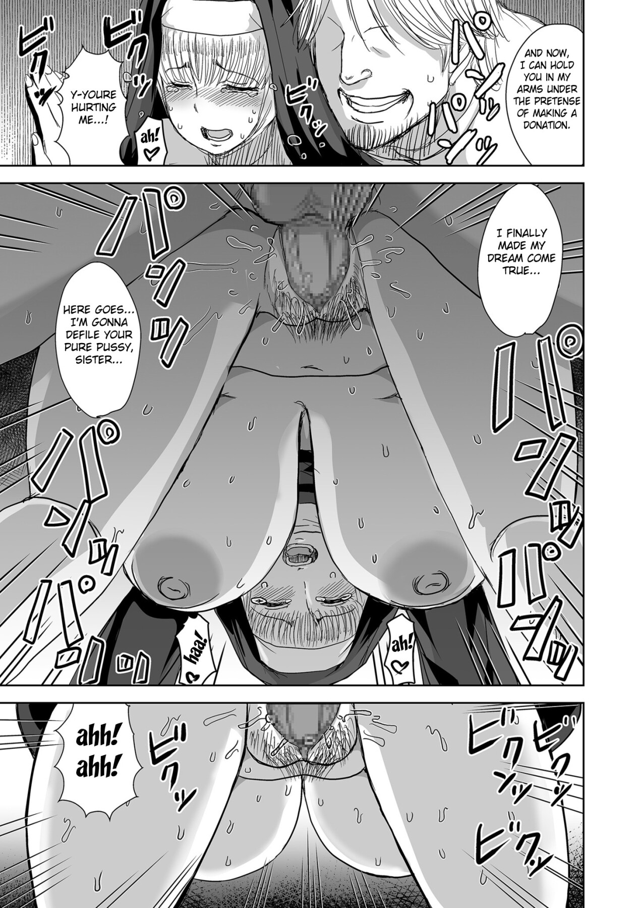 hentai manga The Fallen Saint: The Ordeal of the Busty Older Nun